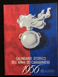 Calendario storico dell’arma dei carabinieri 1956