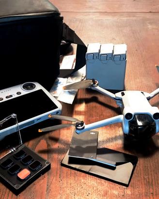 dji mini 3 pro con rc flymore kit e filtri nd