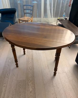 Tavolo antico mezzaluna ovale ‘800