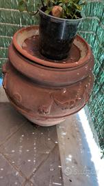 vaso in terracotta antico