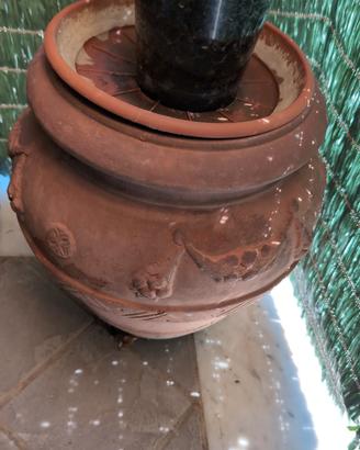 vaso in terracotta antico