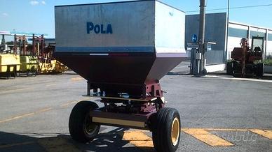 Spandiconcime carrellato in acciaio inox