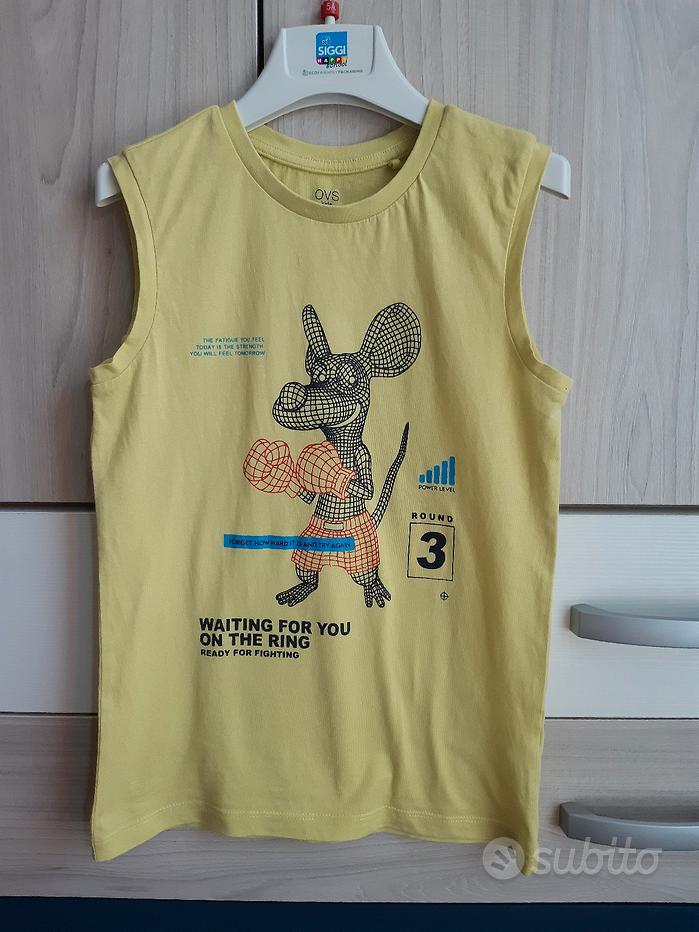 Ovs Maglia Gialla Bimba Maglia Gialla Maglietta Gialla Bambino