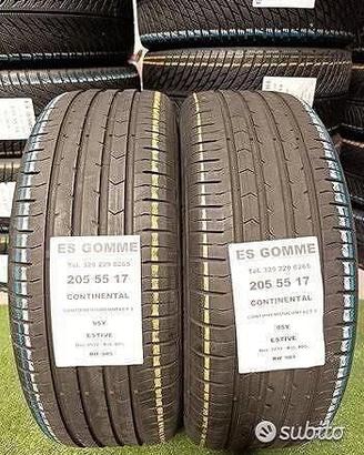 2 gomme 205 55 17 continental RIF985