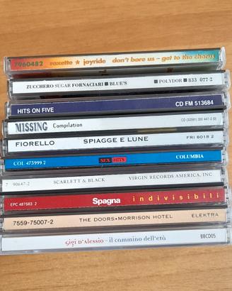 LOTTO DI 7 CD AUDIO VINTAGE ASSORTITI ORIGINALI