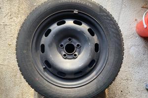 pneumatici invernali più cerchi in ferro