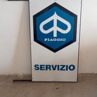 Piaggio smaltata bifacciale NOS 