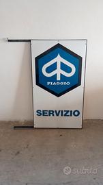 Piaggio smaltata bifacciale NOS 