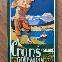 Riproduzione di un famoso manifesto di viaggio