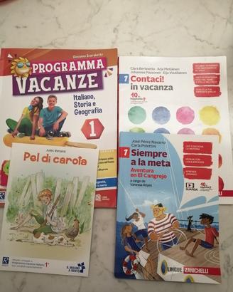 3 libri compiti per le vacanze 1 media