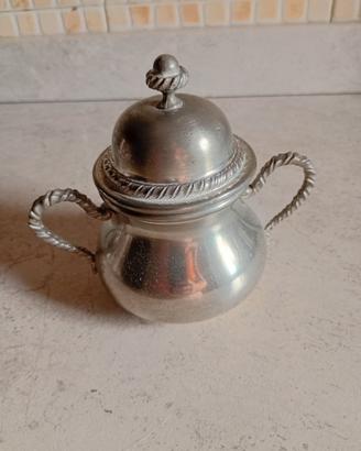 Zuchierera vintage artigianale in peltro 95%