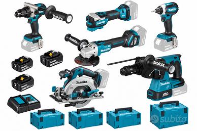 Makita DLX6139JX1 – Kit 6 Utensili 18V LXT