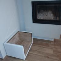 porta legna per caminetto