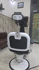 Poltrona barbiere salon ambience