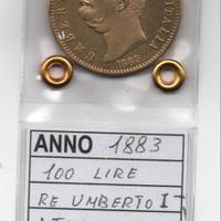 100 lire 1883