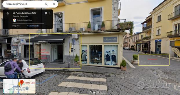 Piazza vanvitelli caserta unico nel suo genere