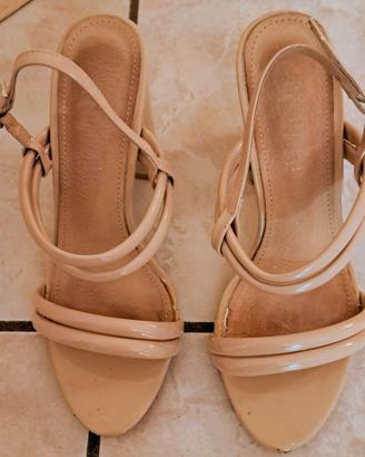 ELEGANTI SANDALI N. 37 TACCO CM. 10