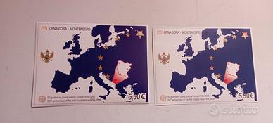 n. 50 francobolli Montenegro
