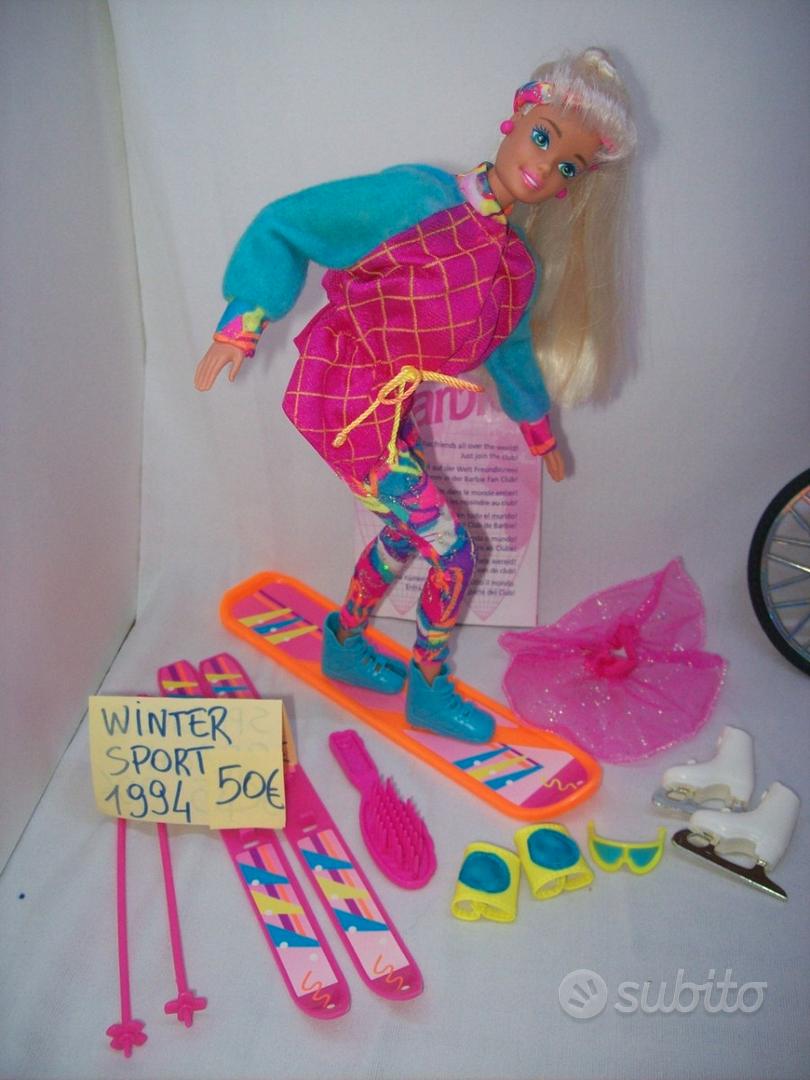 Barbie winter sport, cyclist 1993 - Collezionismo In vendita a Ferrara