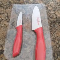 Coppia coltelli rivestito in ceramica nuovi