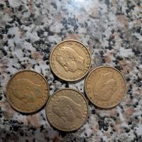 4 pesetas da 100 1988/86/84/84