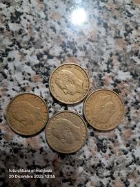 4 pesetas da 100 1988/86/84/84