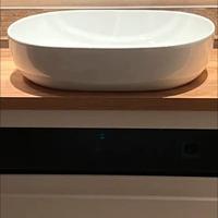 Lavabo d’appoggio bianco slim