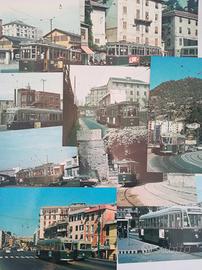genova tram cartoline 
