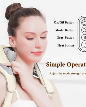 Massaggiatore wireless per collo e spalle
