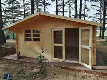 CASETTA DI LEGNO ENGLAND4 505x505x256h spess.40MM