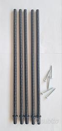 Kit 5 astine in carbonio 10 x 360 mm 