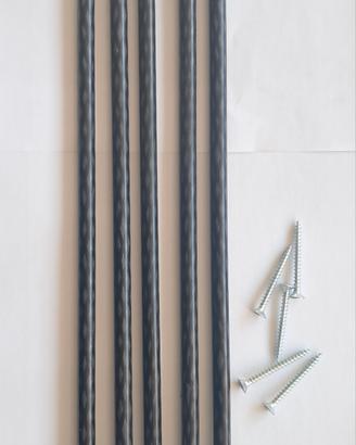 Kit 5 astine in carbonio 10 x 360 mm 