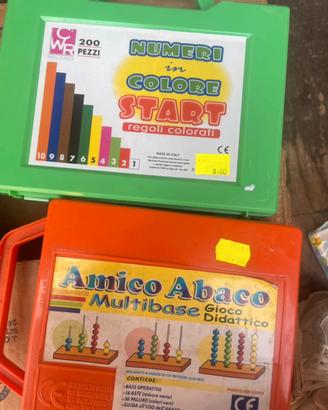 amico abaco, + regoli colorati