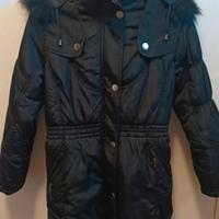 giubbino lungo foglie rosse