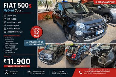 Fiat 500 1.0 Hybrid Sport - garanzia 12 mesi