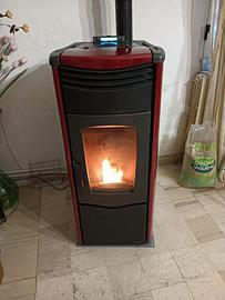 stufa a pellet  per termosifoni e aria