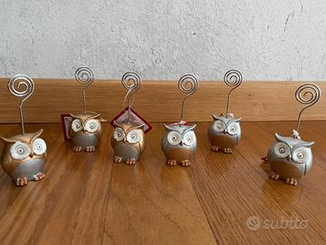 Villa d'este home tivoli 6 segnaposto gufo