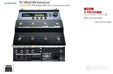 Voicelive 1 - effetto per voce