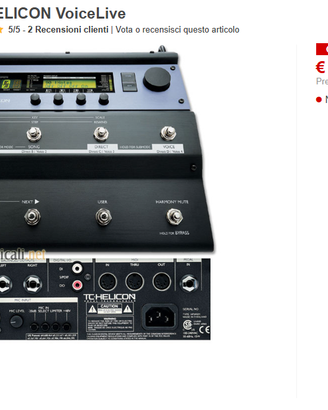 Voicelive 1 - effetto per voce