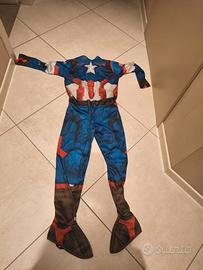 COSTUME CARNEVALE CAPITAN AMERICA 150 CM