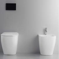 Sanitari bagno a terra filo muro - Wc rimless, cop