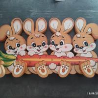 Attaccapanni coniglietti