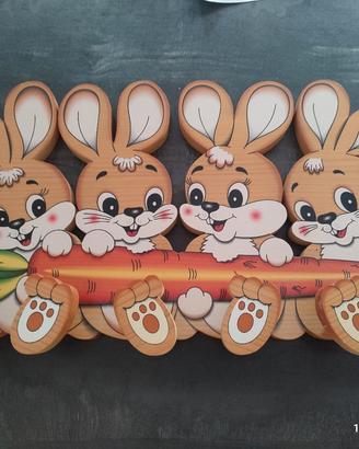 Attaccapanni coniglietti