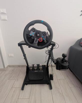 Postazione Guida PS5 Completa: Logitech G29 + Stan