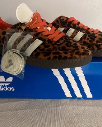Scarpa adidas samba og 38 leopardate nuove