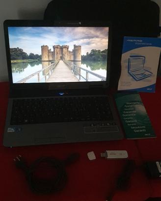 Acer Aspire 5732Z, Borsa, Chiavetta Wind e Manuale