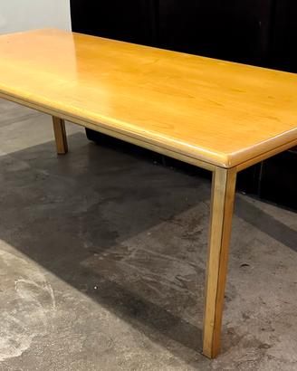 TAVOLO DESIGN ITALIANO ANNI’80 FRASSINO MASSICCIO
