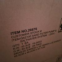 Pompa filtro a sabbia intex nuova 6000l/h