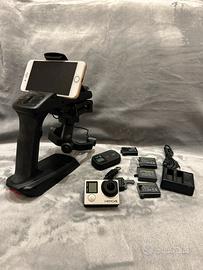 Stabilizzatore Gimbal con goPro