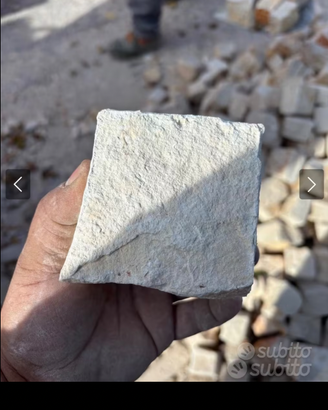 Cubetti in pietra di trani